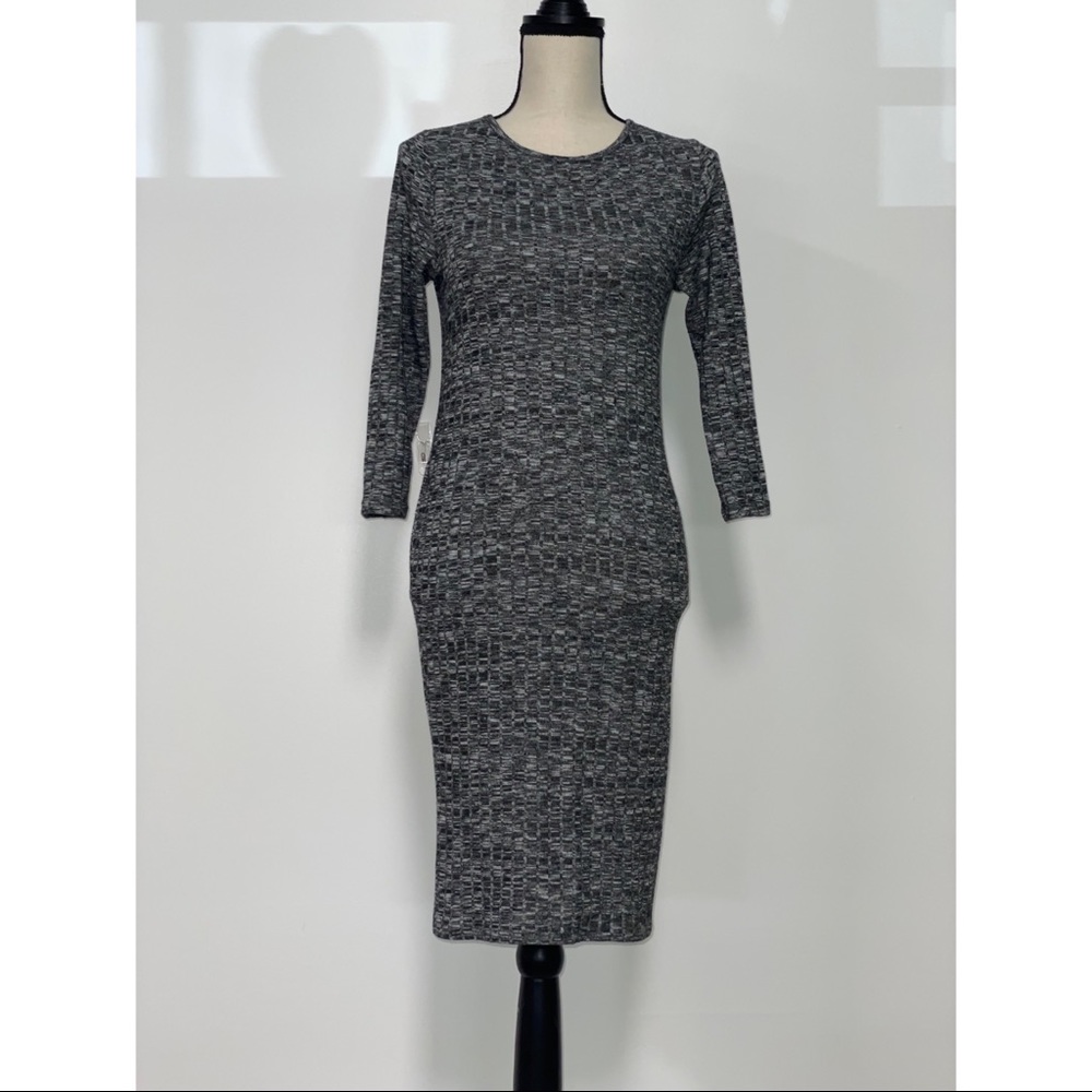 Motherhood Maternity Knee Length Dress Grey Size S